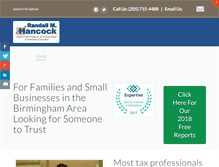 Tablet Screenshot of cpaofbirmingham.com